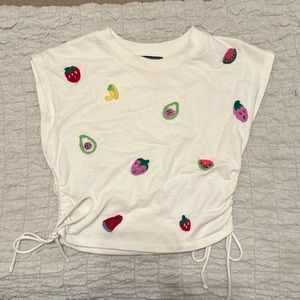 COPY - Zara Fruit Embroidered Top